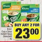 Spar Knorr Cup A Soup Instant Soup (Selected)-For Any 2 x 4s offer