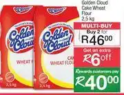 Spar Golden Cloud Cake Wheat Flour-For 2 x 2.5Kg offer