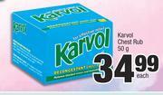 Karvol Chest Rub-50g Each
