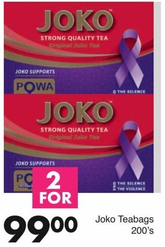 Save Joko Teabags 200's offer