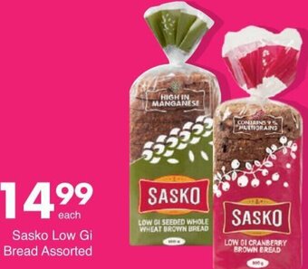 Save Sasko Low GI Bread Assorted offer
