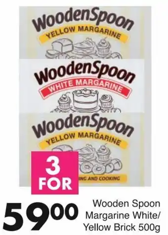 Save Wooden Spoon Margarine White/ Yellow Bricks 500g offer