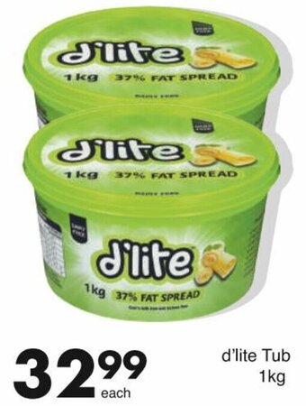 Save D'Lite Tub 1kg offer