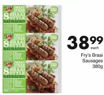 Save Fry's Braai Sausages 380g offer