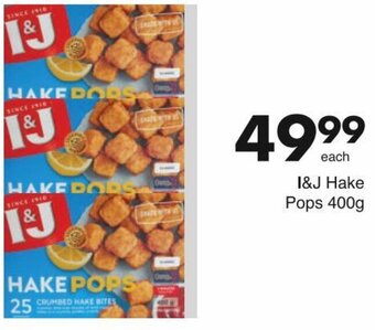 Save I & J Hake Pops 400g offer