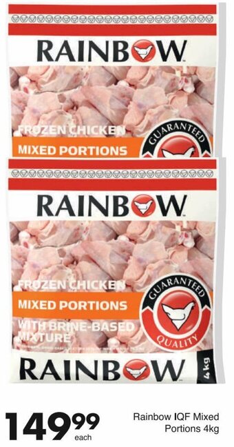 Save Rainbow IQF Mixed Portions 4kg offer