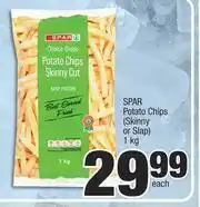 Spar Spar Potato Chips Skinny Or Slap-1Kg Each offer