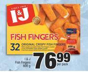 Spar I & J Fish Fingers-800g Per Pack offer