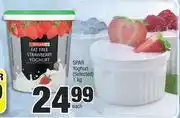 Spar Spar Yoghurt (selected)-1Kg Each offer