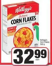 Spar Kellogg's Corn Flakes-500g Each offer