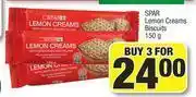 Spar Spar Lemon Creams Biscuits-For Any 3 x 150g offer