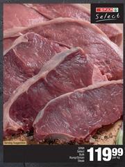 Spar Spar Select Bulk Rump/Sirloin Steak-Per Kg offer