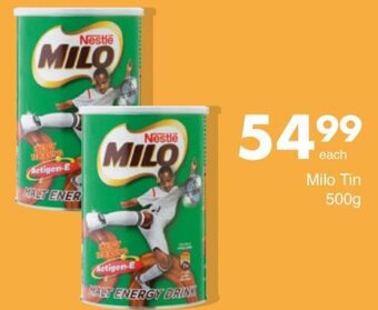 Save Milo Tin 500g offer