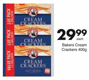 Bakers Cream Crackers 400g