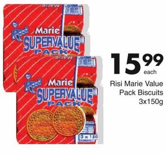 Save Risi Marie Value Pack Biscuits 3x150g offer