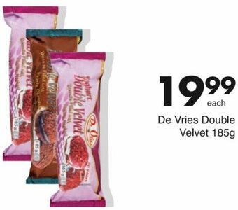 Save De Vries Double Velvet 185g offer
