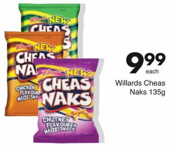 Save Willards Cheas Naks 135g offer
