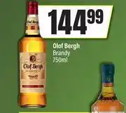 Spar Olof Bergh Brandy-750ml offer