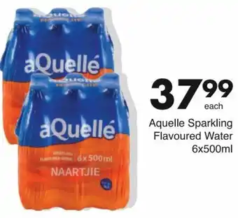 Save Aquelle Sparkling Flavoured Water 6 x 500ml offer