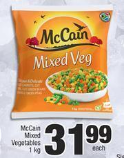 McCain Mixed Vegetables-1kg Each