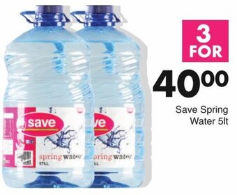 Save Save Spring Water 5lt offer