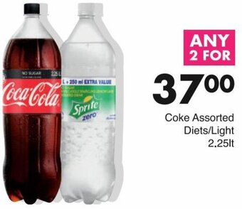 Save Coke Assorted Diets/Light 2,25lt offer