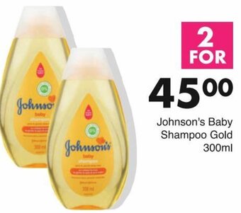 Save Johnson's Baby Shampoo Gold 300ml offer
