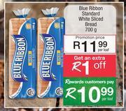 Spar Blue Ribbon Standard White Sliced Bread-700g Per Loaf offer