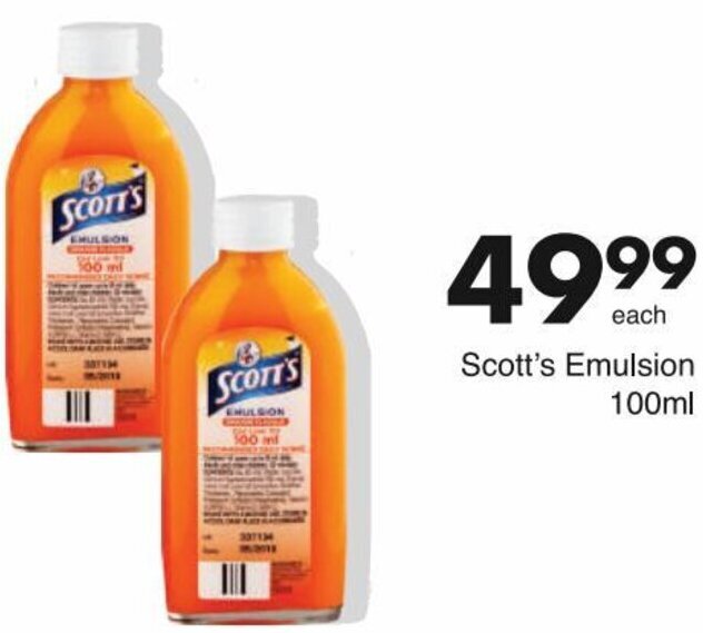 Scott's Emulsion 100ml offer at Save