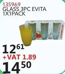 Glass 3Pc Evita 135969
