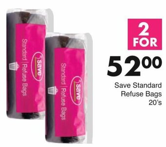 Save Save Standard Refuse Bags 20's offer
