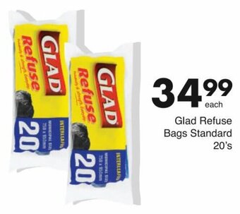 Save Glad Refuse Bags Standard 20's offer