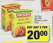 Spar Top Class Spice Mix (Original Or Chilli)-For Any 2 x 200g offer