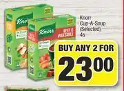 Spar Knorr Cup A Soup (Selected)-For Any 2 x 4s offer