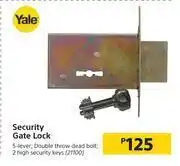 Builders Warehouse Yale Security Gate Lock offer