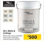 Builders Warehouse Fired Earth 20Ltr Walls & Ceilings offer