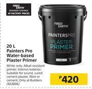 Builders Warehouse Fired Earth 20Ltr Painters Pro Water Based Plaster Primer offer