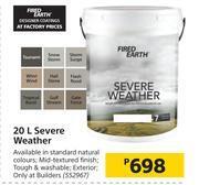 Builders Warehouse Fired Earth 20Ltr Severe Weather offer