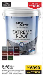 Builders Warehouse Fired Earth 20Ltr Extreme Roof Acrylic offer