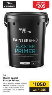 Builders Warehouse Fired Earth 20Ltr Water Based Plaster Primer offer