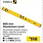 Stabila 1.2m Aluminium Level