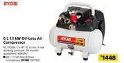 Builders Warehouse Ryobi 24L 1.5 HP Direct Drive Compressor offer