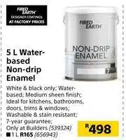 Builders Warehouse Fired Earth 1L Water Based Non Drip Enamel offer