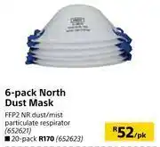 Builders Warehouse 20 Pack North Dust Mask-Per Pack offer