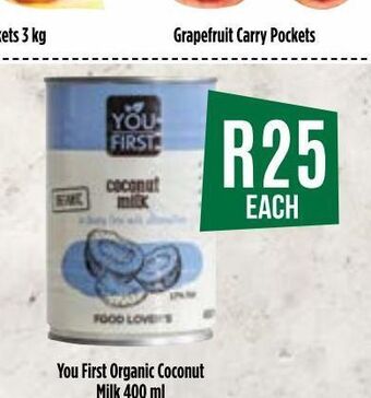 Food Lover's Market You first coconut oil offer