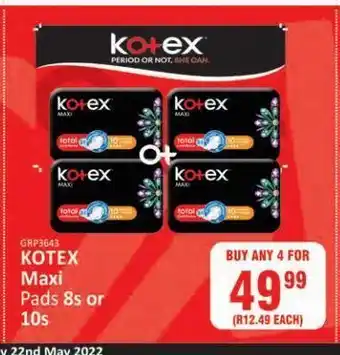 KitKat Cash and Carry Kotex maxi pads offer