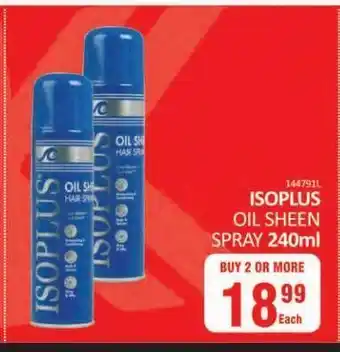 KitKat Cash and Carry Isoplus oil sheen spray offer