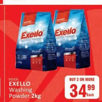 Washing powder exello