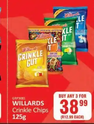 KitKat Cash and Carry Willards crinckle chips offer