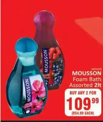 Mousson foam bath assorted
